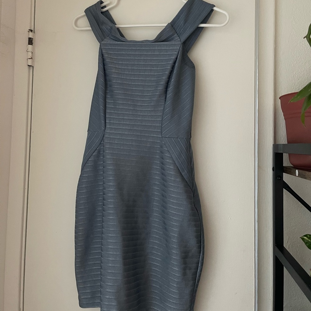 Blue dress topshop